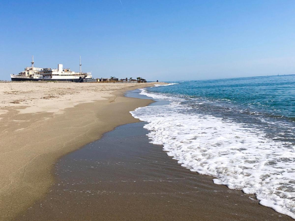 Barcaresa-Villa Sur Le Sable Vue Mer Panoramique Piscine Clim Wifi Le Barcarès Eksteriør bilde