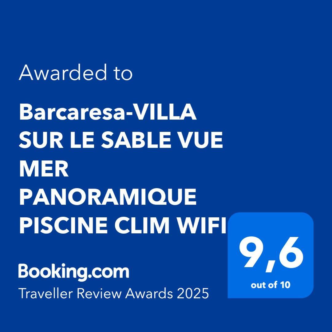 Barcaresa-Villa Sur Le Sable Vue Mer Panoramique Piscine Clim Wifi Le Barcarès Eksteriør bilde